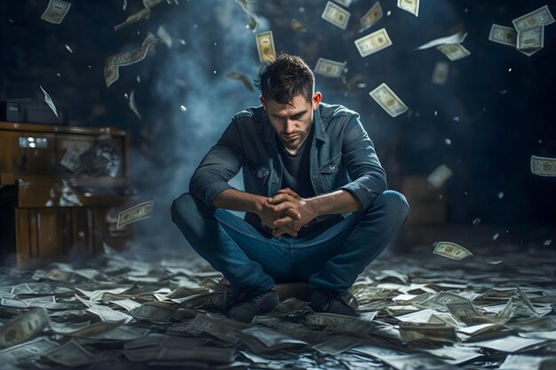 Realistic Depiction of Debt Anxiety