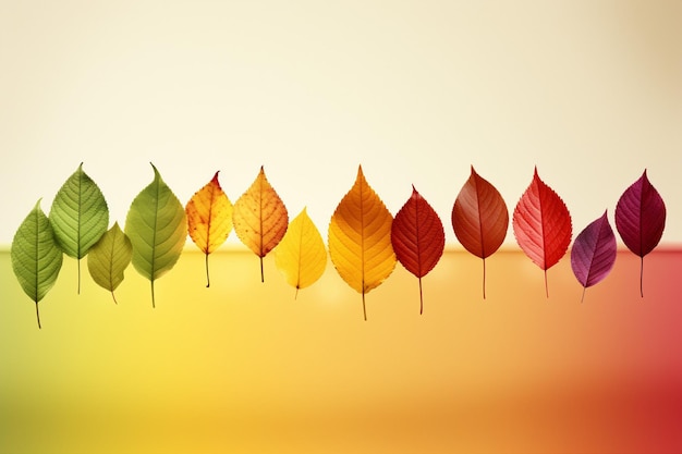 Photo realistic design autumn background