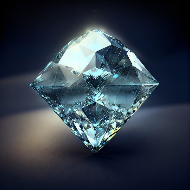 Realistic diamond background world