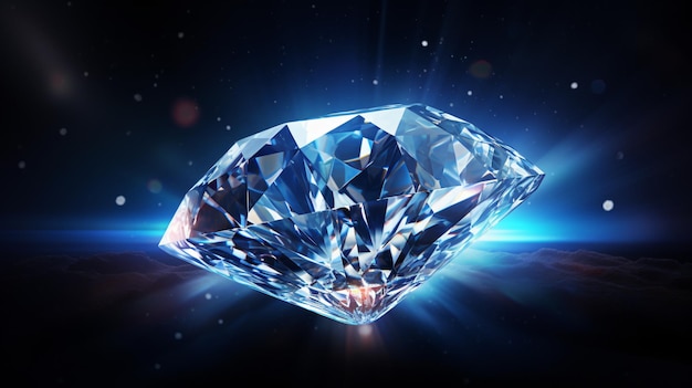 Realistic diamond background