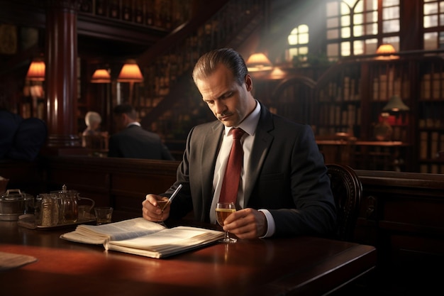 Realistic environment of a lawyer