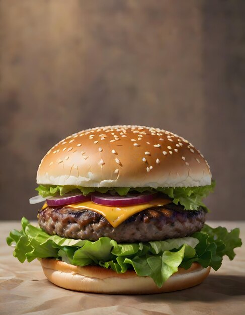 Realistic Eye Catching Burger