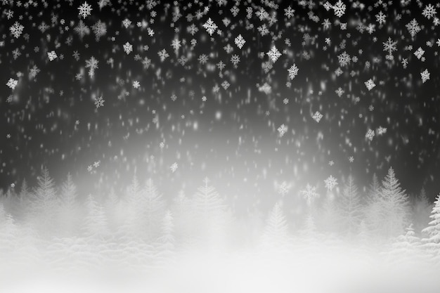 Фото Реалистичный падающий белый снег на прозрачном фоне снежинки штормовый слой
