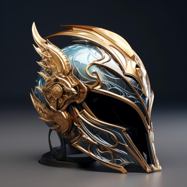 Realistic Fantasy Helmet Design Inspired By Elden Ring And Final Fantasy