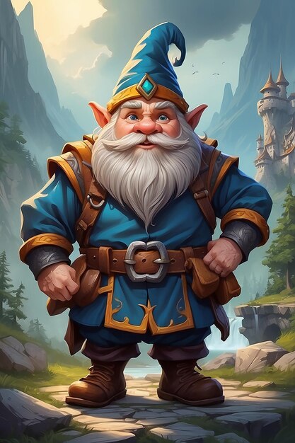 Realistic Fantasy Illustration Dwarf