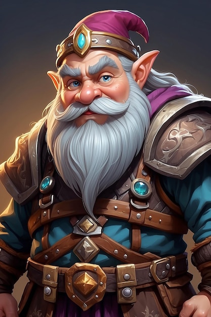 Realistic Fantasy Illustration Dwarf