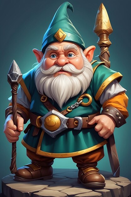 Realistic Fantasy Illustration Dwarf