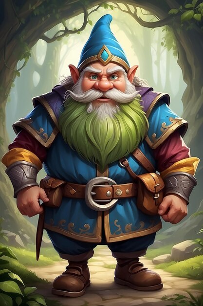 Realistic Fantasy Illustration Dwarf