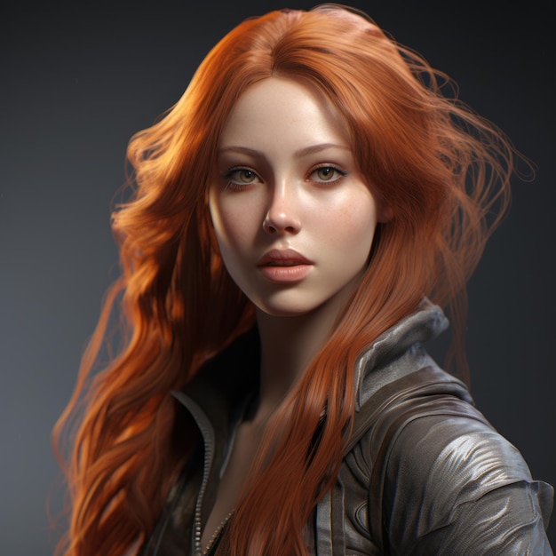 Realistic Female Portrait Drawing With Dynamic Lighting
