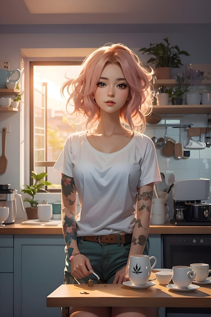 realistic girl AI women