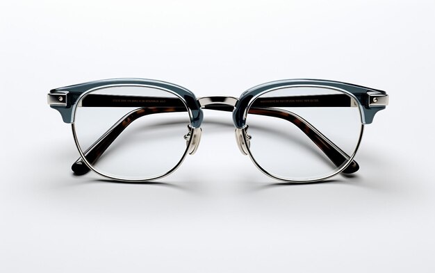 Realistic Glasses on white background