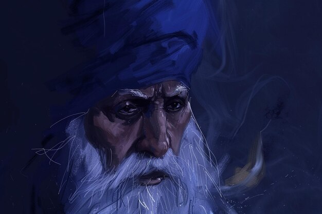 Foto il guru realistico nanak jayanti