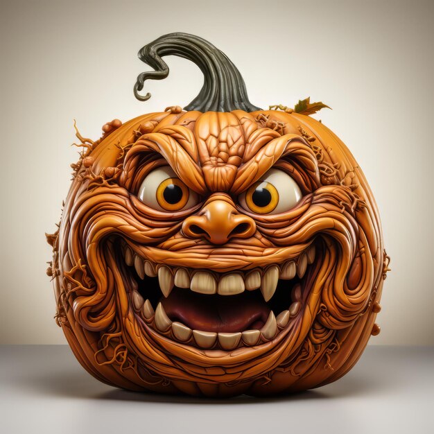 Realistic Halloween art design