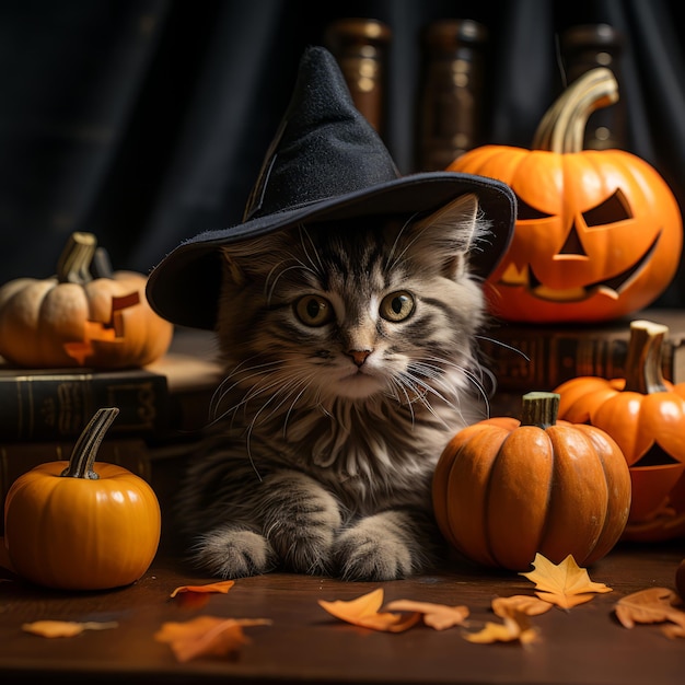 Realistic Halloween art design