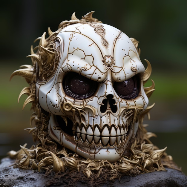 Realistic Halloween art design