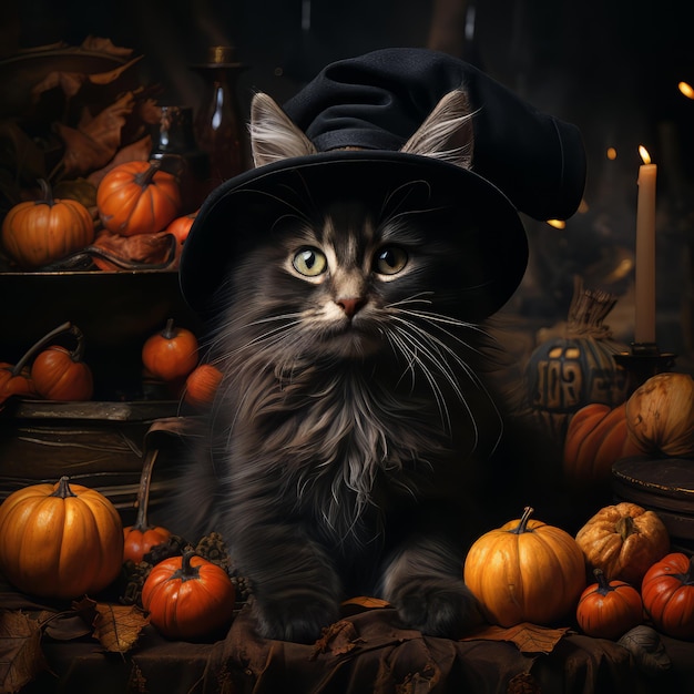 Realistic Halloween art design