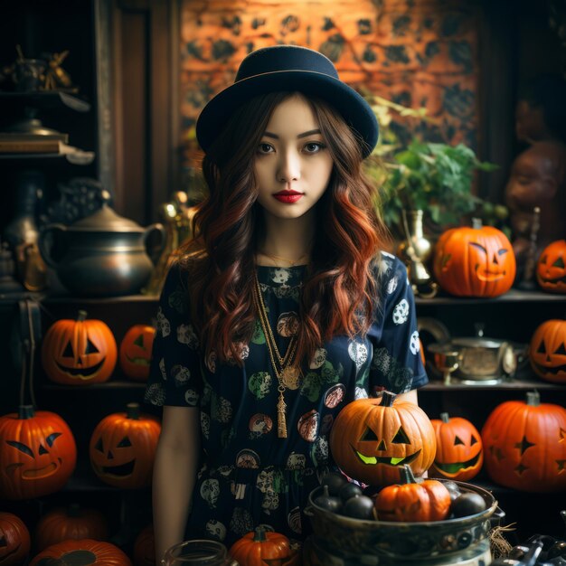 Realistic Halloween art design