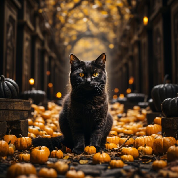 写真 リアルなハロウィーンのアートデザイン