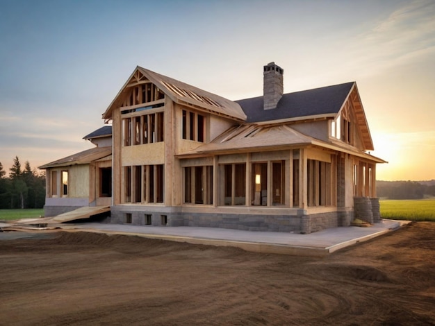 Photo realistic home construction photos