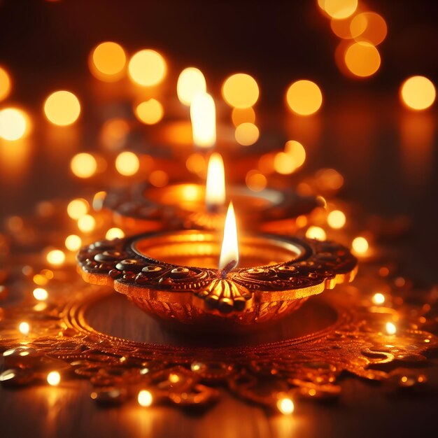 Realistic image of diwali diya for diwali festival