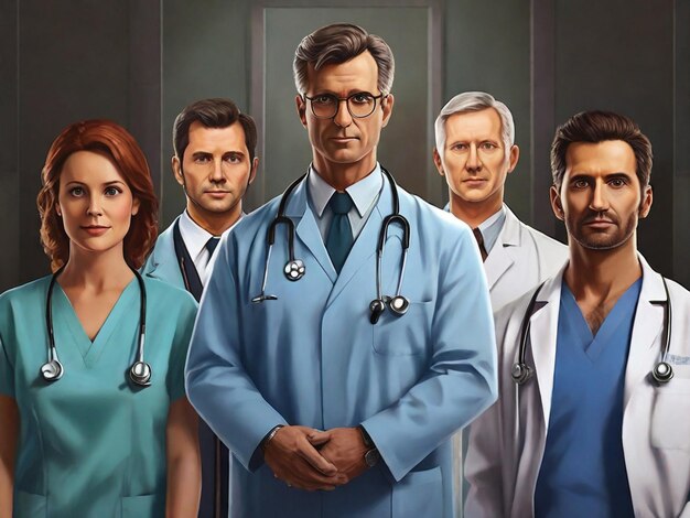 Photo realistic image of doctors