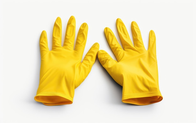 A Realistic Image Showcase of Medical Gloves on White or PNG Transparent Background