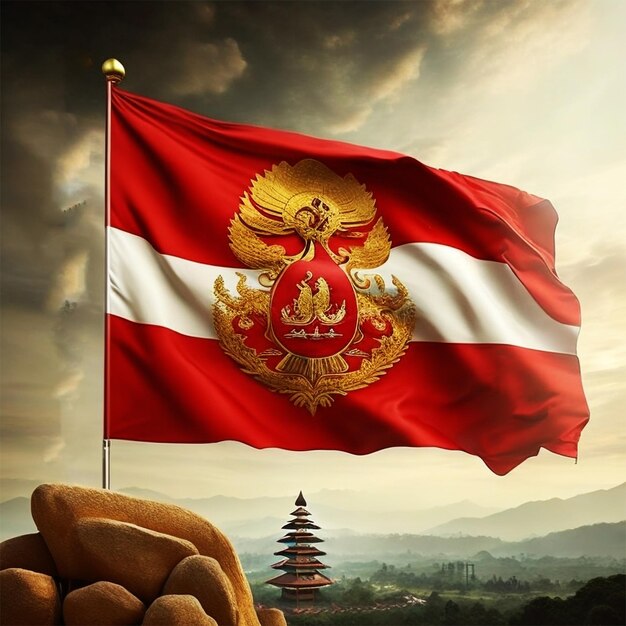 Realistic Indonesia Independence Day