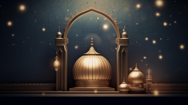realistic islamic background for the eid ul adha