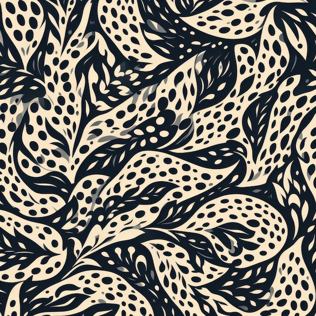 Realistic leopard skin pattern