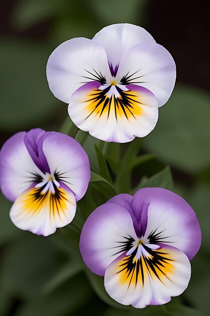 Foto fiore dall'aspetto realistico