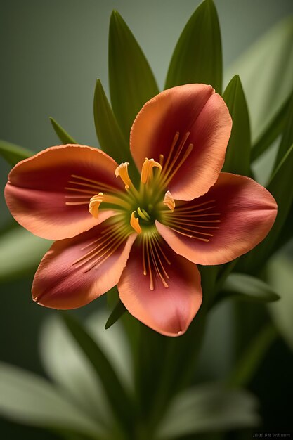 Photo realistic looking flower