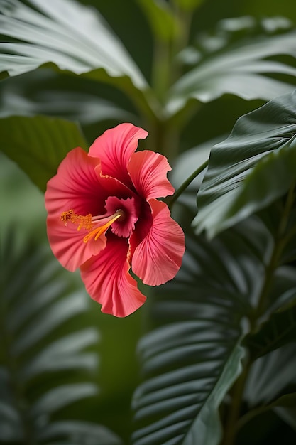 Foto fiore dall'aspetto realistico