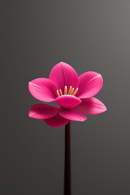 Photo realistic looking flower