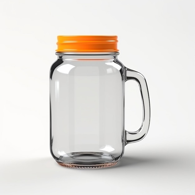 realistic Mason jar