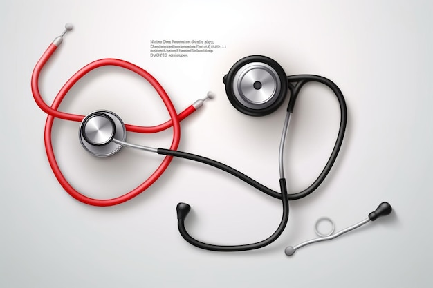 Realistic national doctor's day illustration with stethoscope