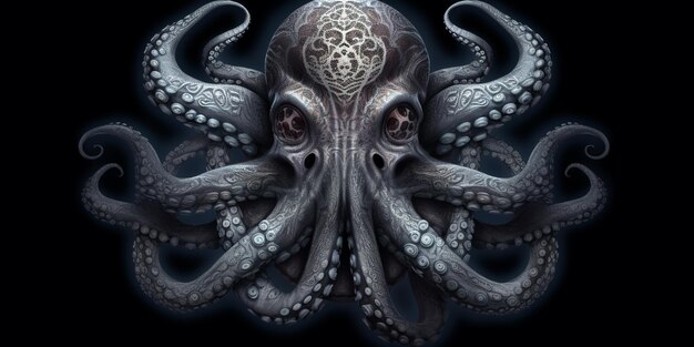 Realistic octopus