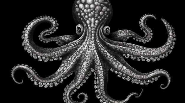 Photo realistic octopus