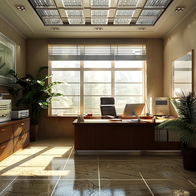 Photo realistic office interior