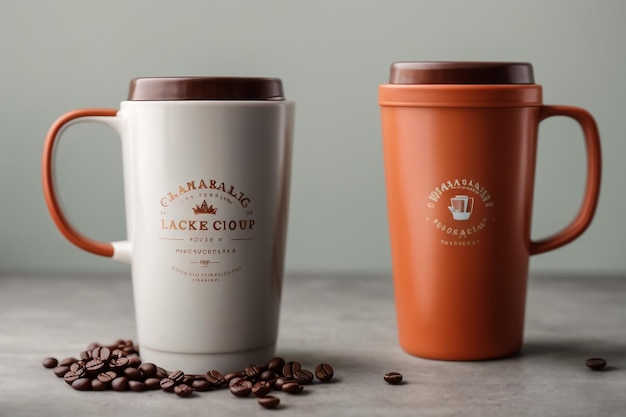 Photo realistic paper coffee cup