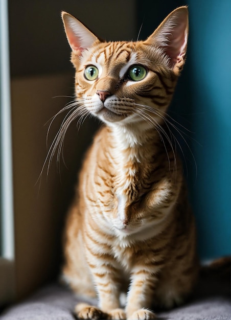 은색 고양이 의 현실적 인 사진