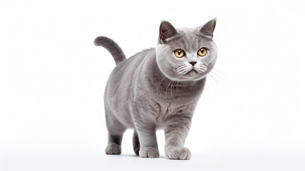 realistic photography of british shorthair cat