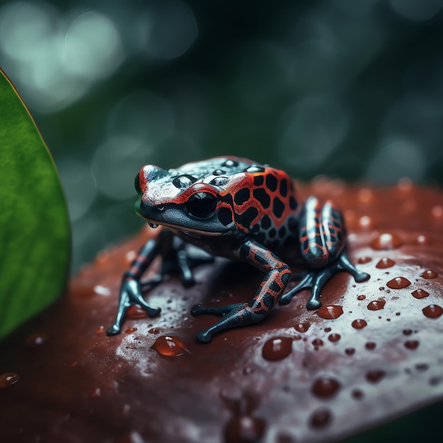 Photo realistic photograpy frog