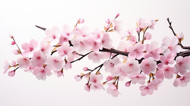 リアルなピンクの桜がAIを生成