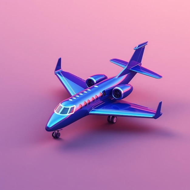 realistic private jet