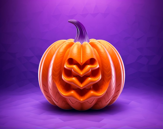 Realistic pumpkin image for halloween