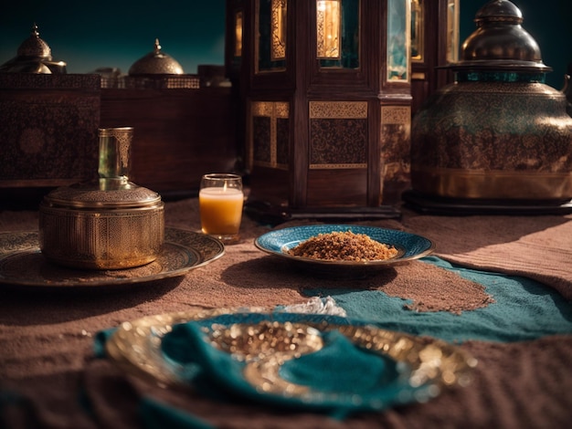 Photo realistic ramadan concept