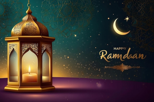 Realistic Ramadan Glow Mosque Moon and Bokeh islamic ramadan eid mubarak kareem mosque background