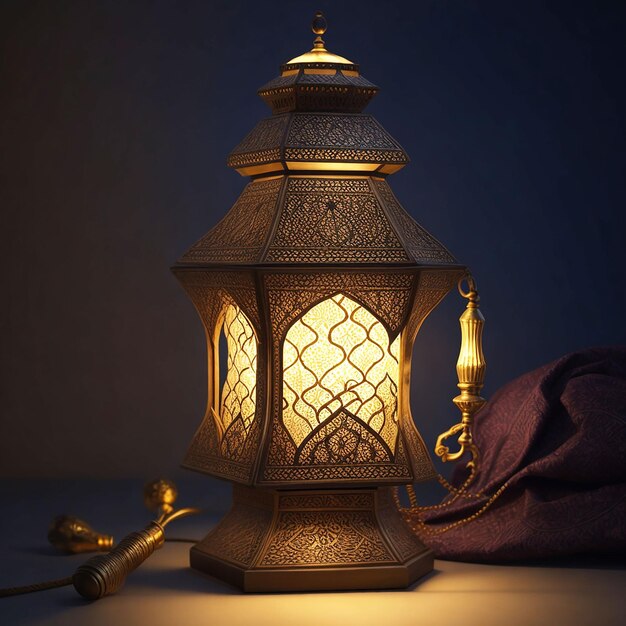 Photo realistic ramadan high voltage lamp hd quality 50005000 pixel