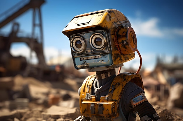 Realistic Robot Construction worker