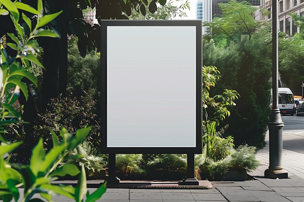 Realistic Sandwich Board Mockup Template